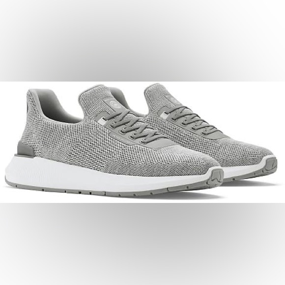 NEW Peter Millar Women’s Hyperlight Apollo Sneaker Light Gray Size 7 - NO BOX - Picture 2 of 13